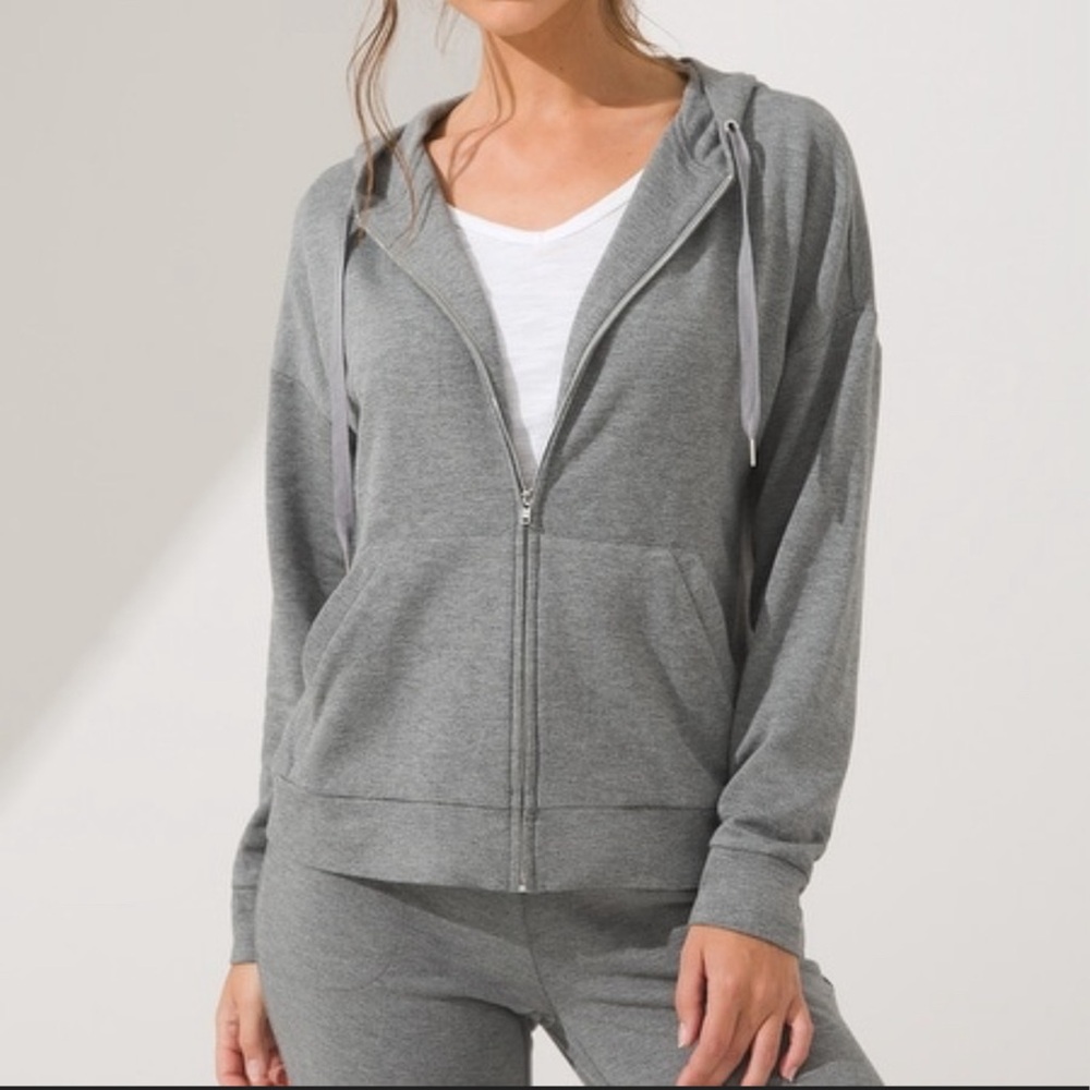 Like New- Soma Wknd Zip Hoodie M & Sweatpants Jogger L Lounge Sweatsuit Set SOFT